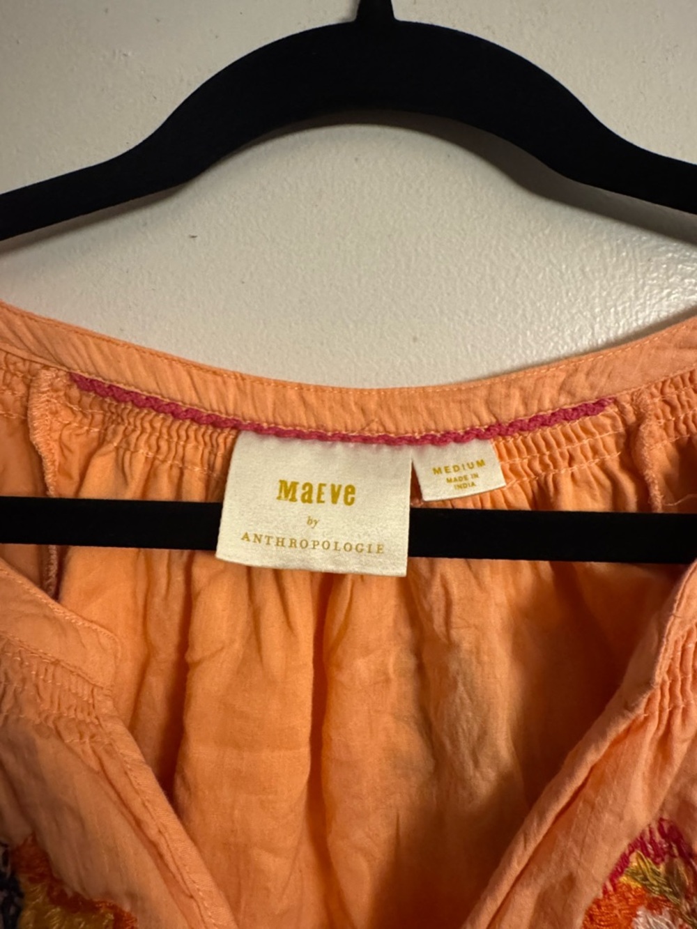 Maeve by Anthropologie Embroidered Peasant Blouse - Picture 3 of 3